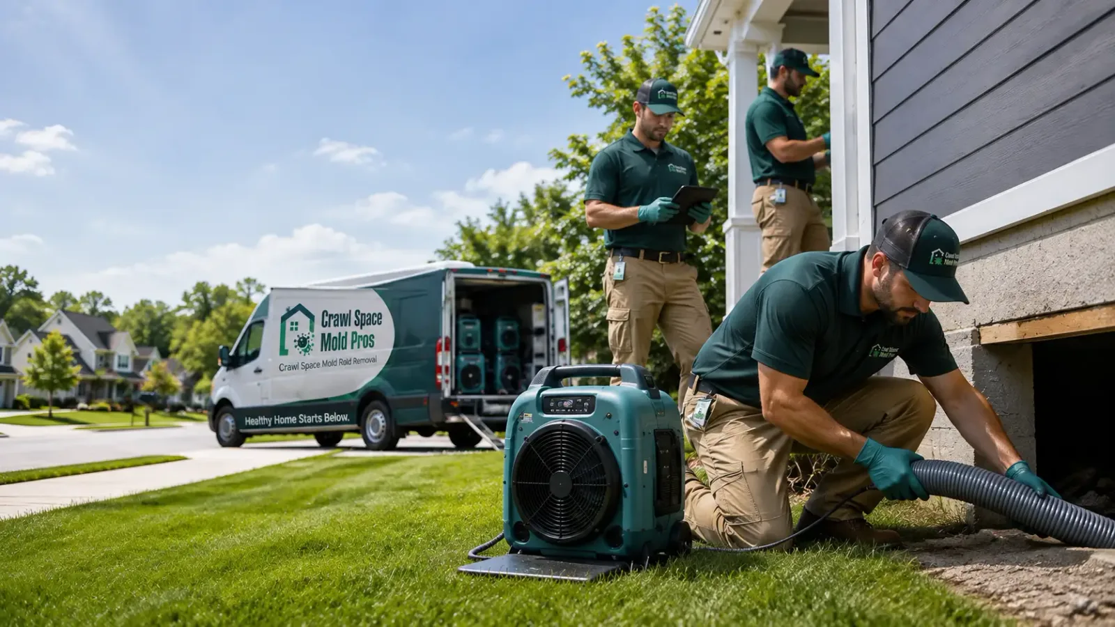 Crawl Space Mold Removal in Richfield, KS